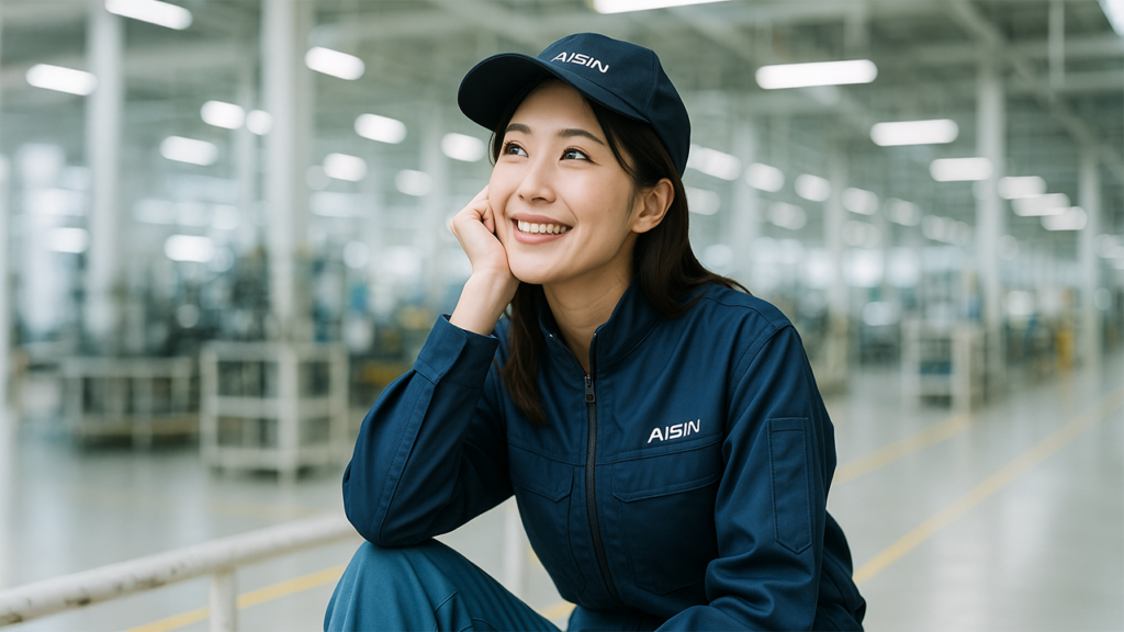 アイシン契約社員の女性