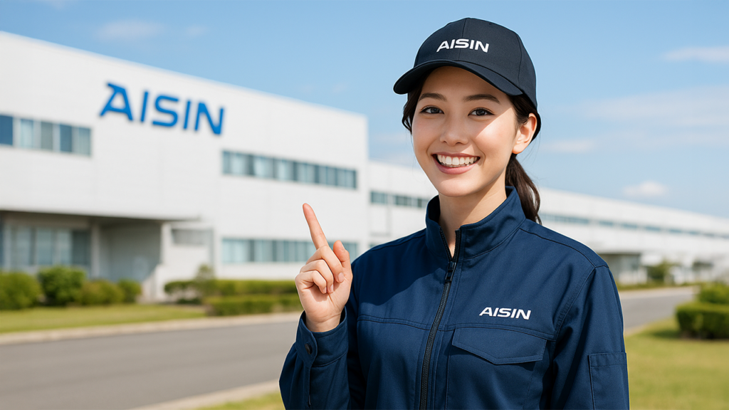 アイシン契約社員の女性