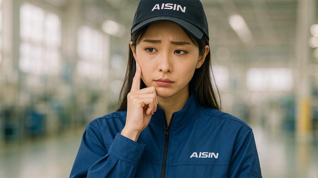アイシン契約社員の女性