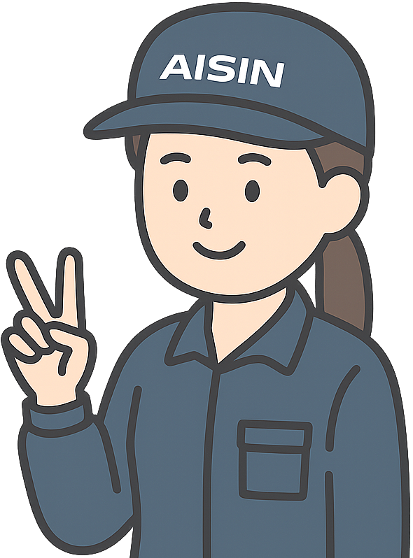 アイシン契約社員の女性