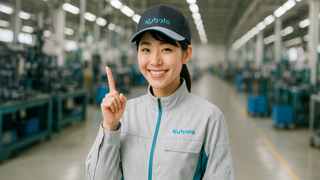 クボタ期間工の女性