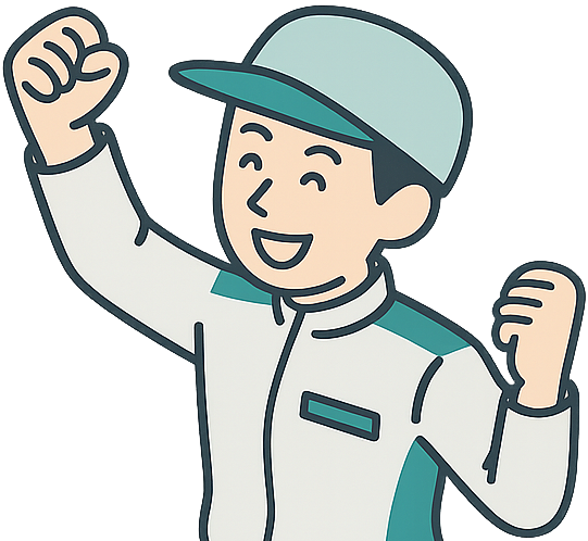 喜んでいるクボタ期間工