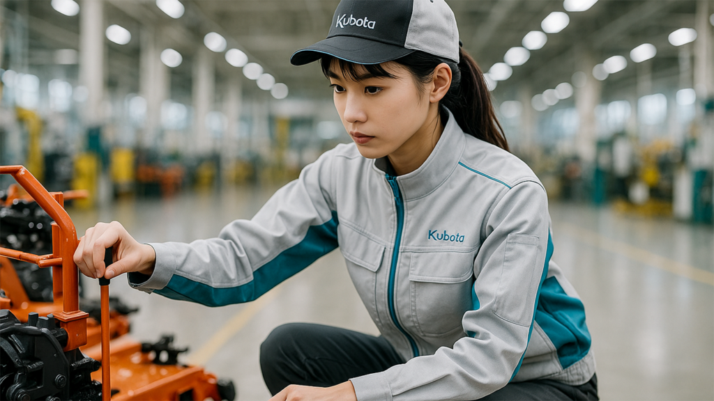 クボタ期間工の女性