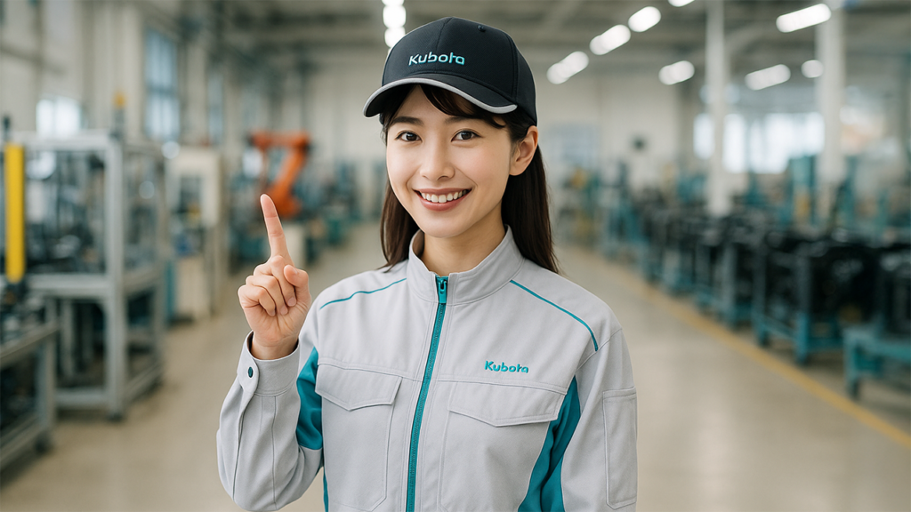 クボタ期間工の女性