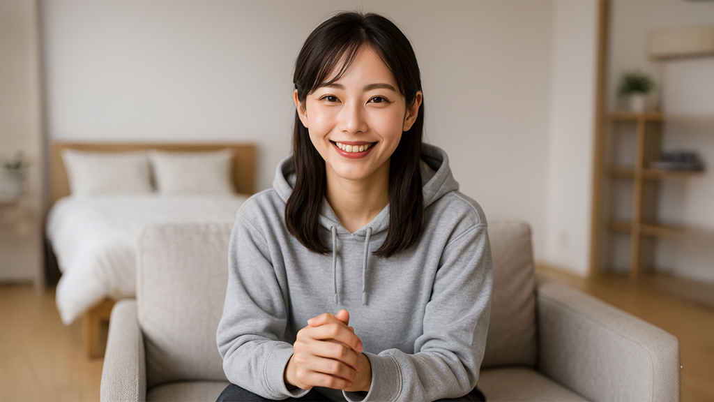 寮住まいの女性