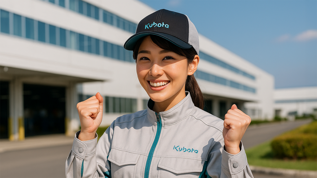 クボタ期間工の女性