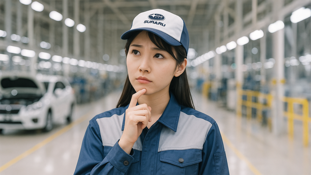 スバル期間工の女性
