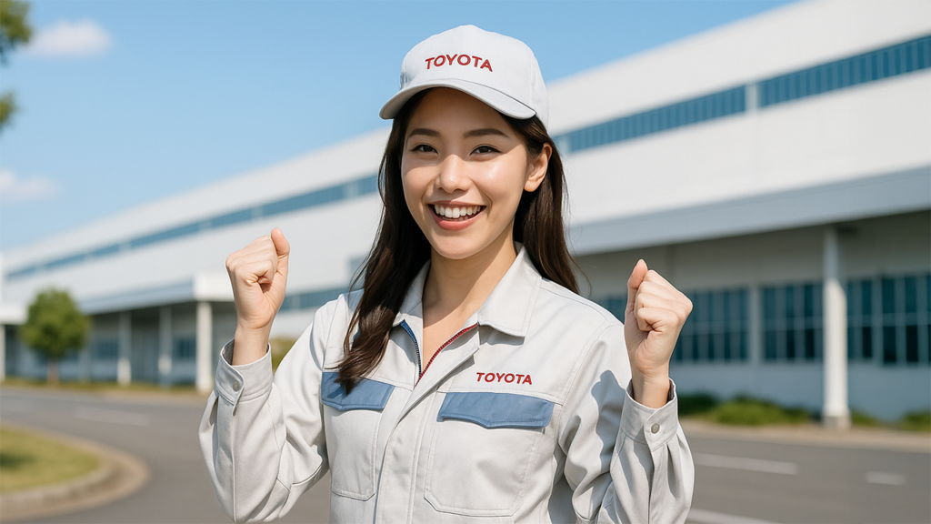 トヨタ期間工の女性