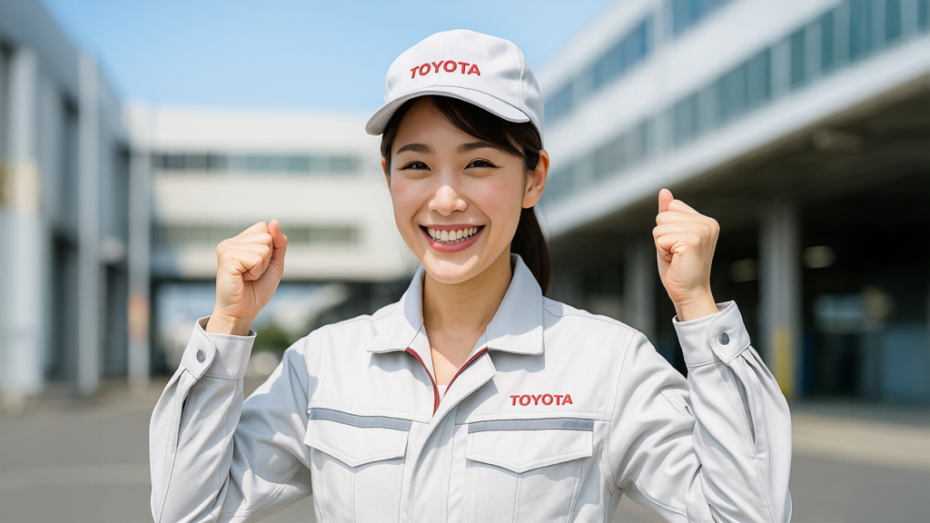 トヨタ期間工の女性