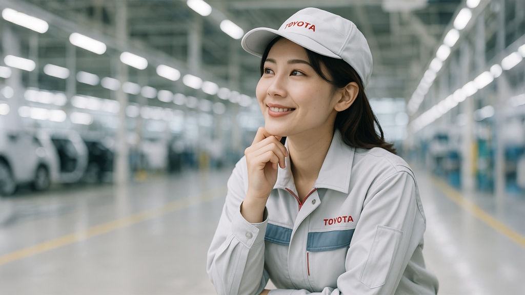 トヨタ期間工の女性