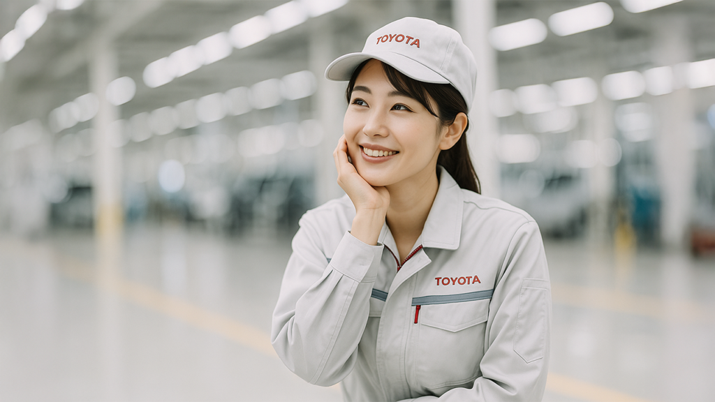 トヨタ期間工の女性