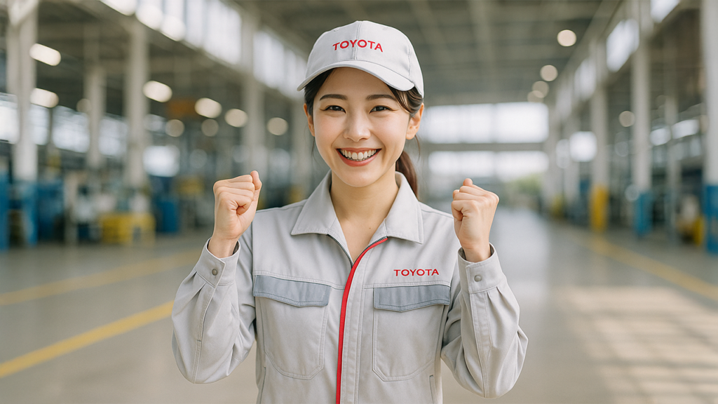 トヨタ期間工の女性