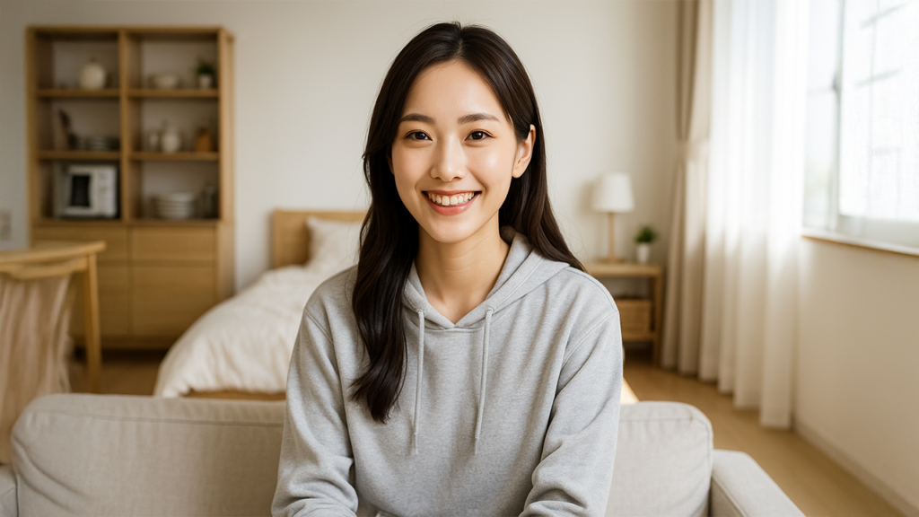 寮住まいの女性
