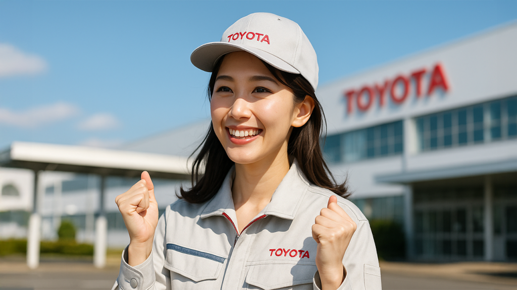 トヨタ期間工の女性