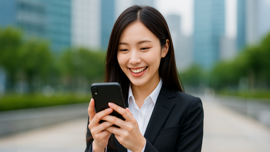 スーツの女性