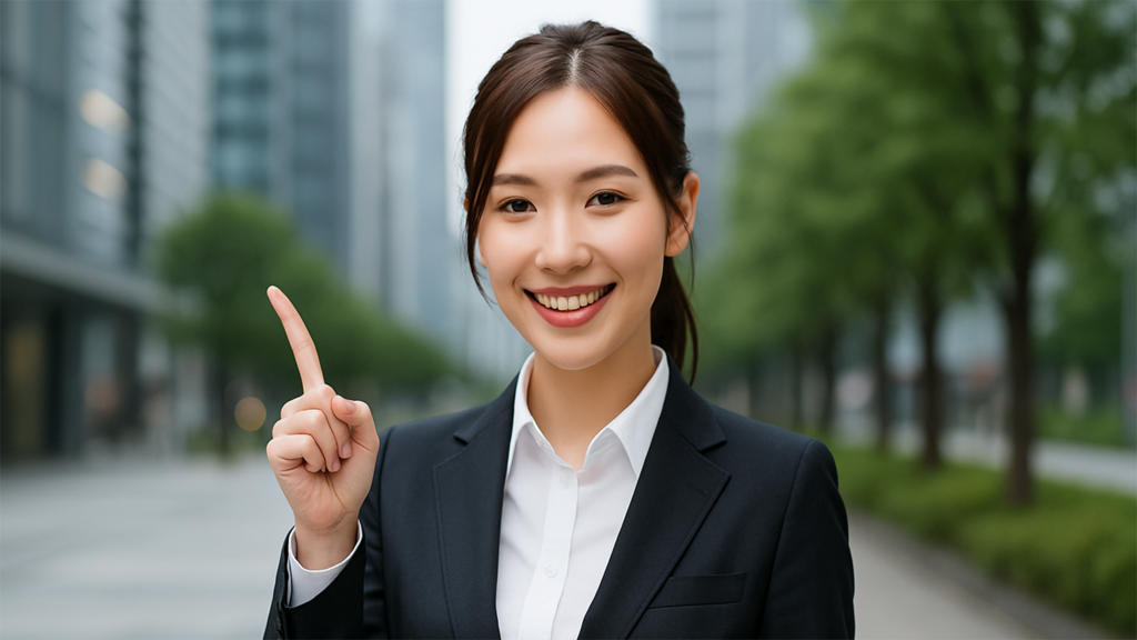 スーツの女性