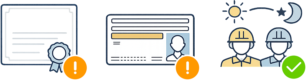 資格よりも安定した勤務