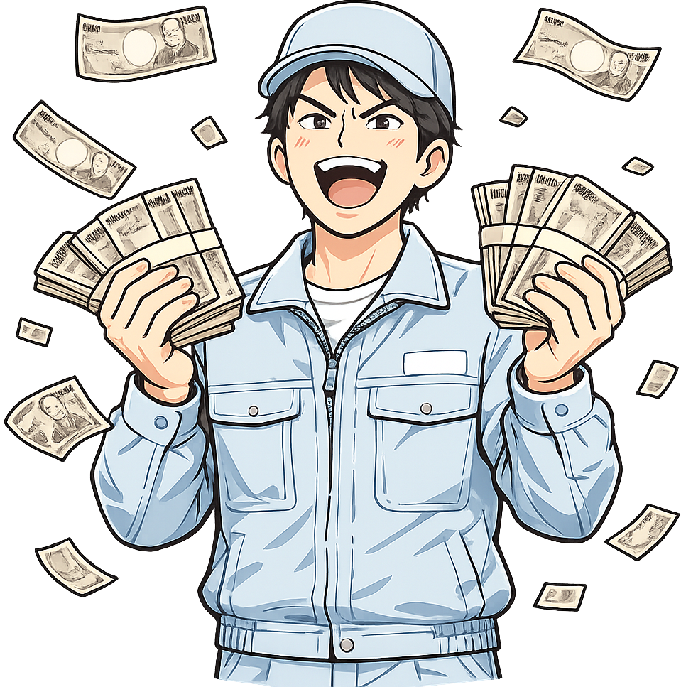 祝い金ハンターのイメージ