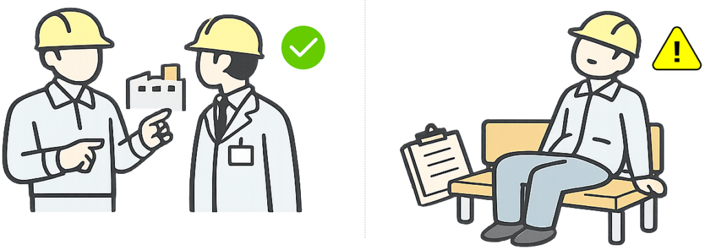 工場研修で気をつける人間関係