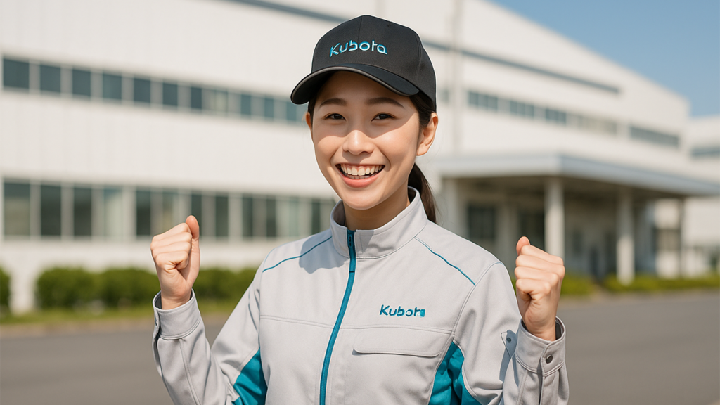 クボタ期間工の女性