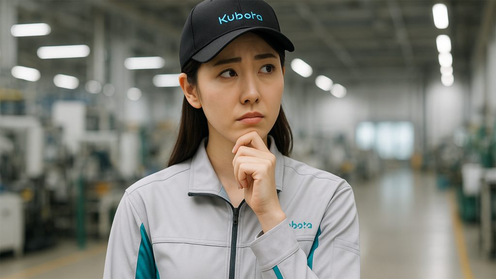 クボタ期間工の女性
