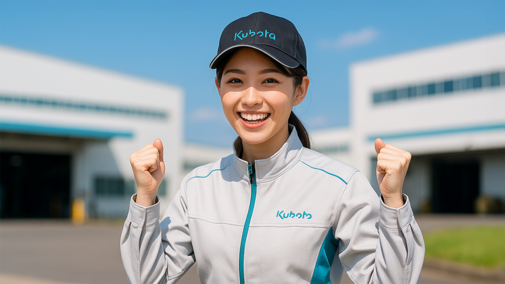クボタ期間工の女性