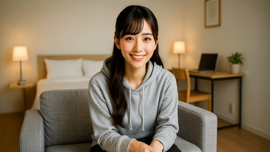 寮住まいの女性