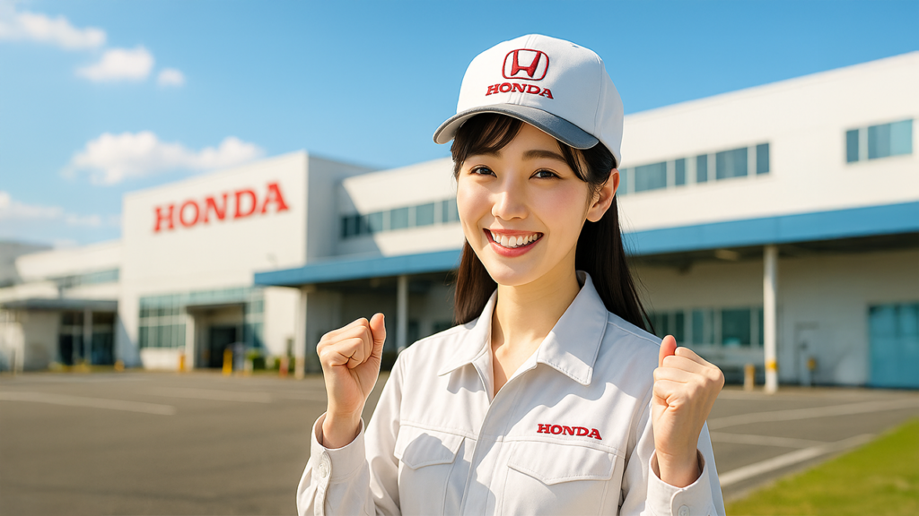 ホンダ期間工の女性