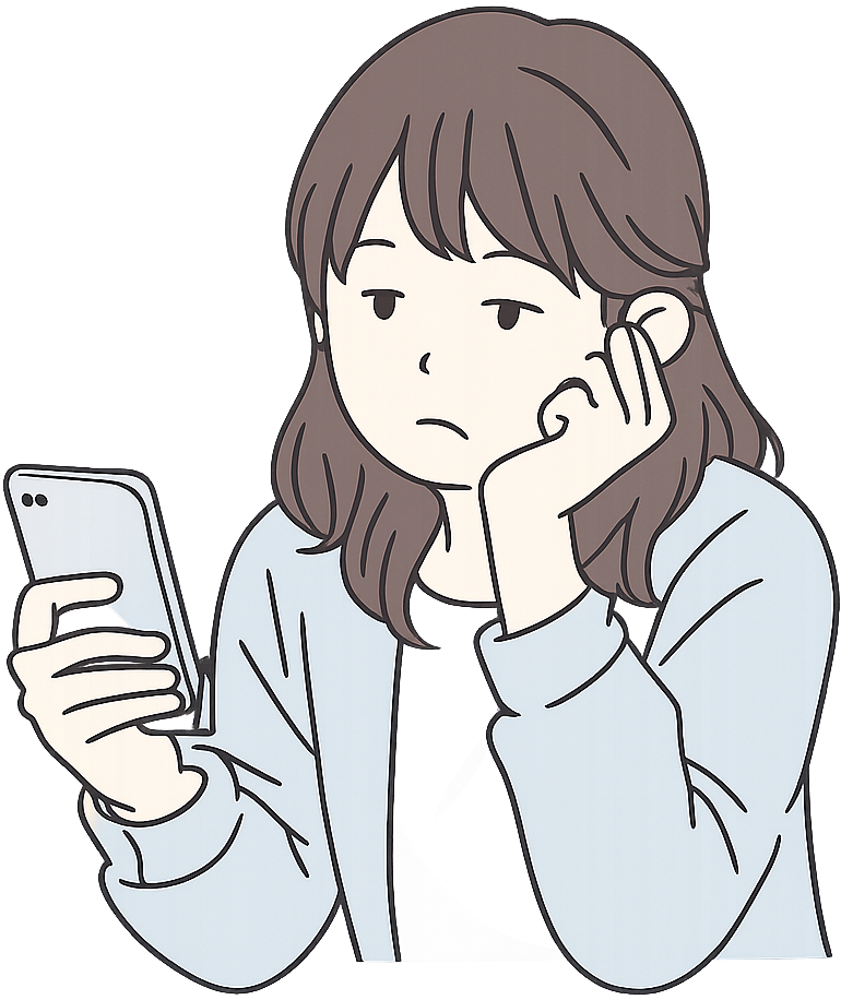 連絡を待っている人