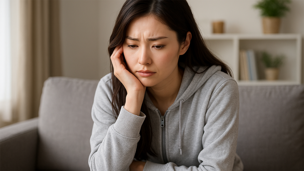 採用に落ちた女性