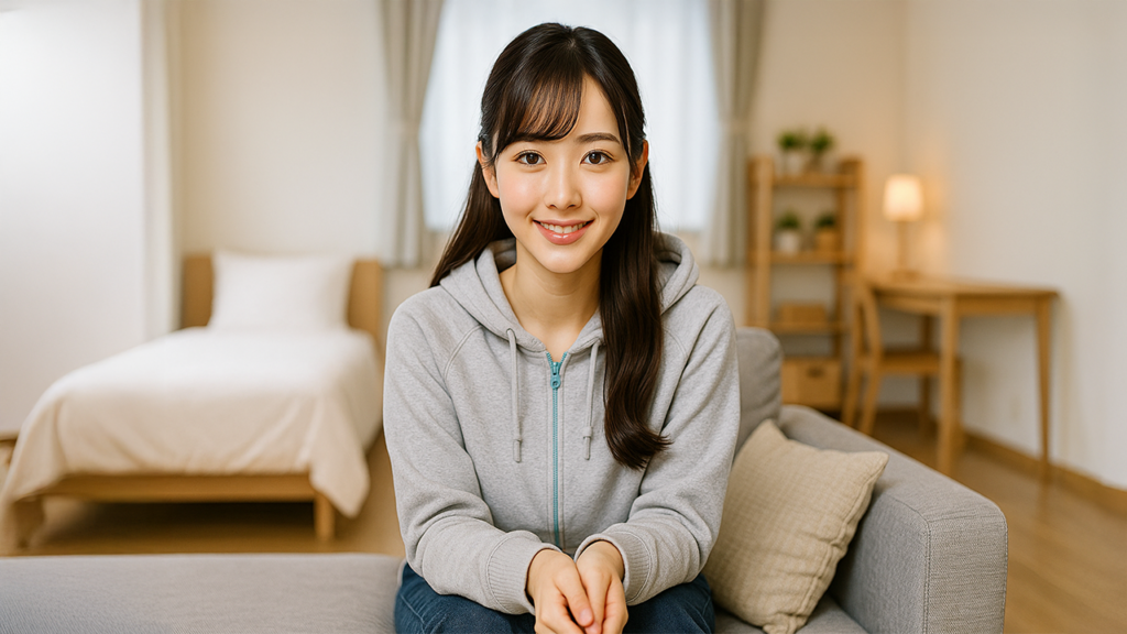 寮住まいの女性