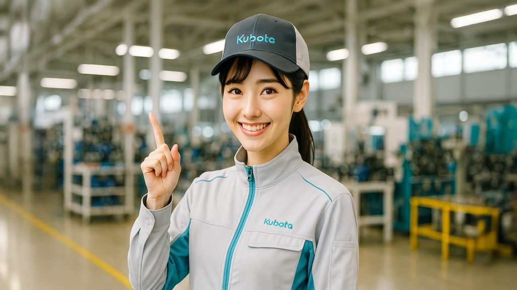 クボタ期間工の女性