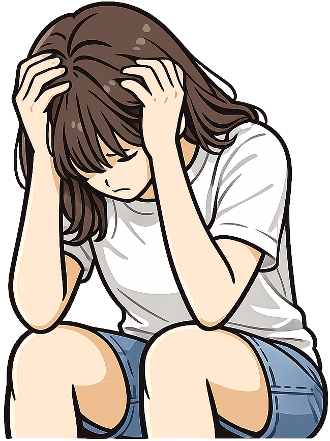 落ち込んでいる人