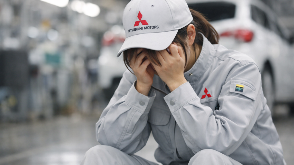 絶望している三菱期間工