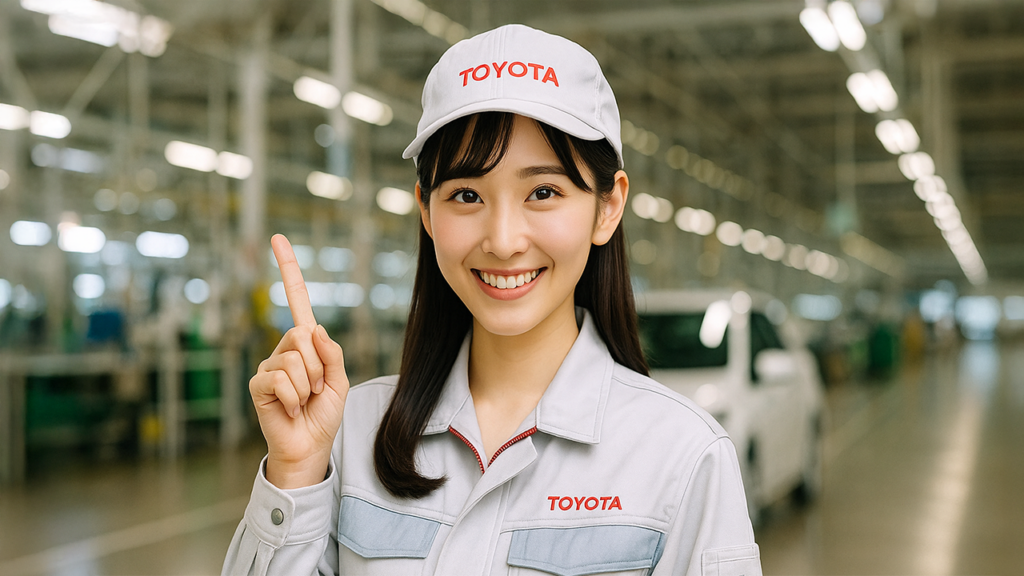 トヨタ期間工の女性