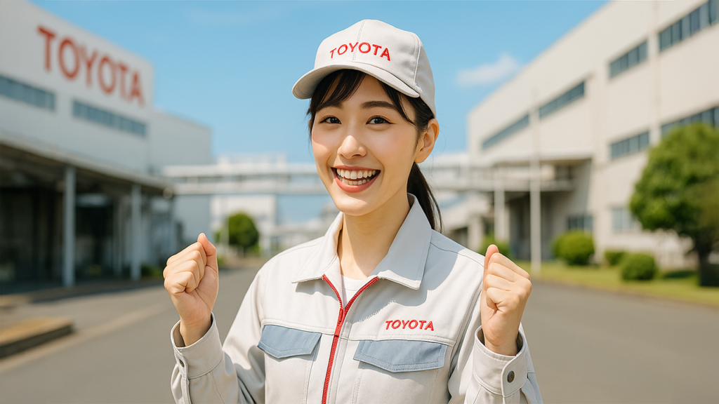 トヨタ期間工の女性