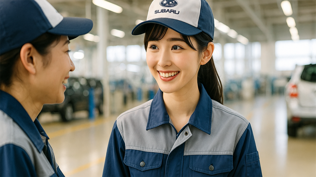 スバル期間工の女性