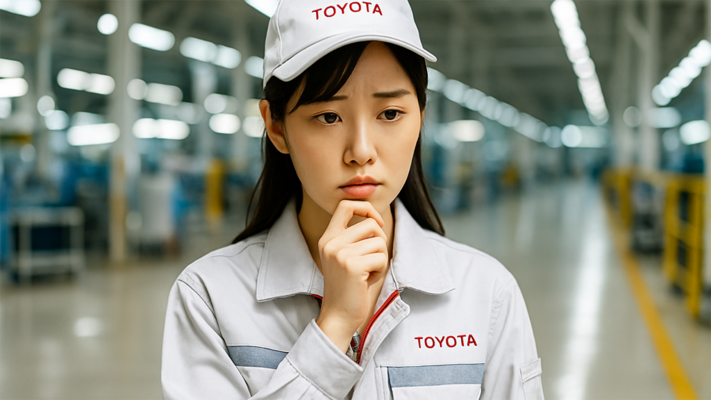 トヨタ期間工の女性