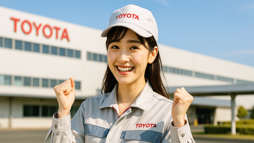 トヨタ期間工の女性