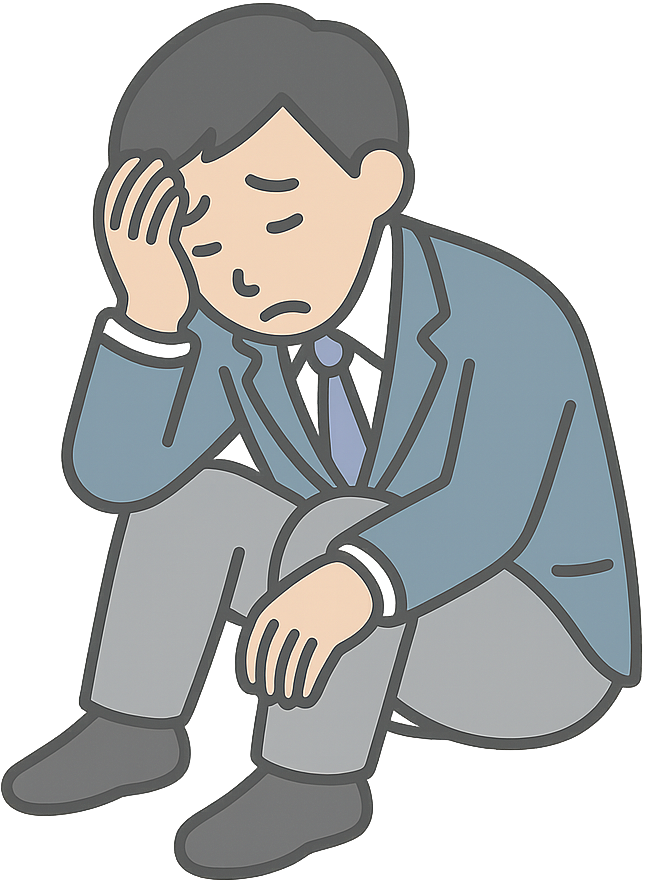 落ち込んでいる人
