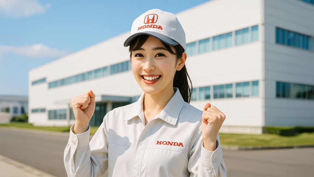 ホンダ期間工の女性