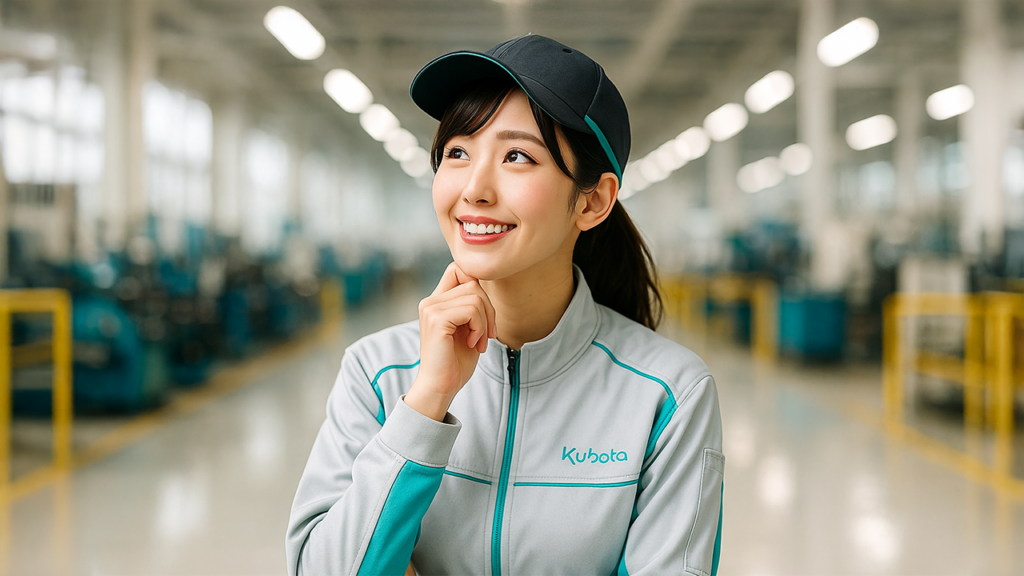 クボタ期間工の女性