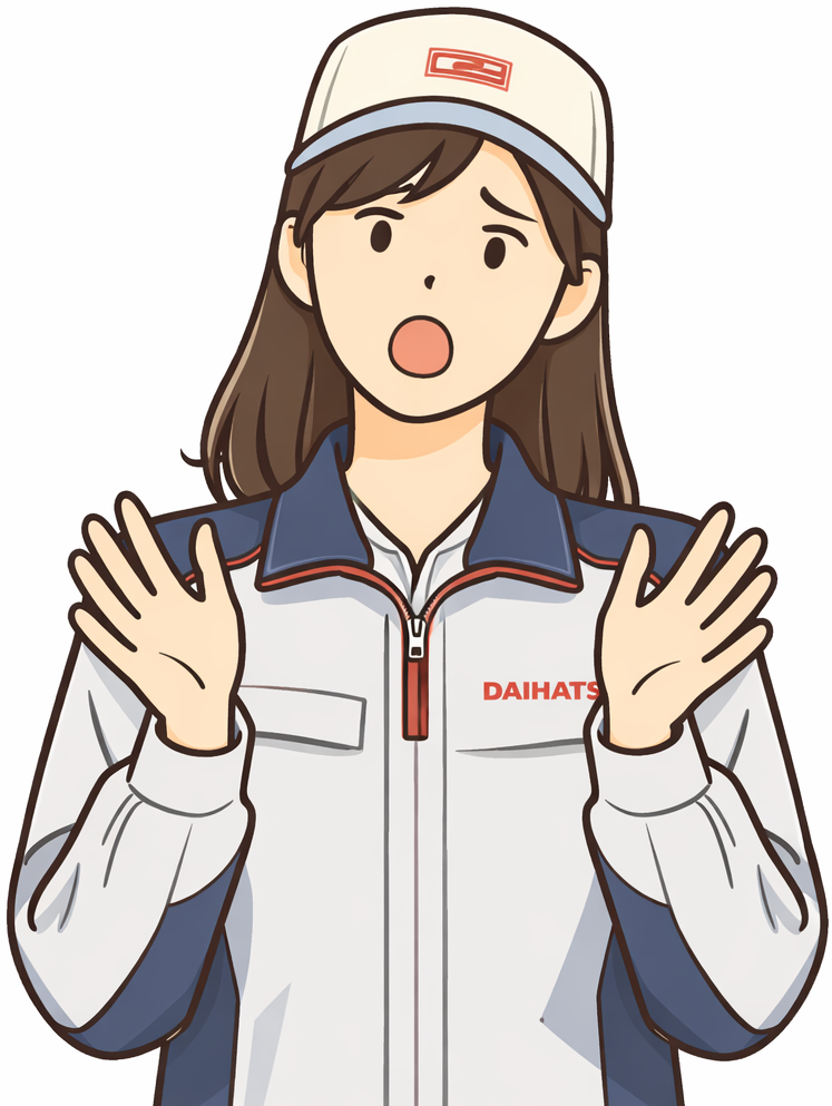 ライン速度に驚いている期間工