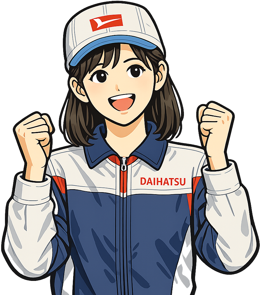 喜んでいる期間工