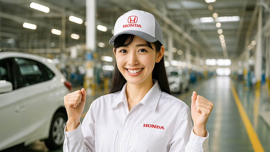 ホンダ期間工の女性