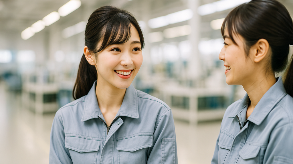 工場期間工の女性