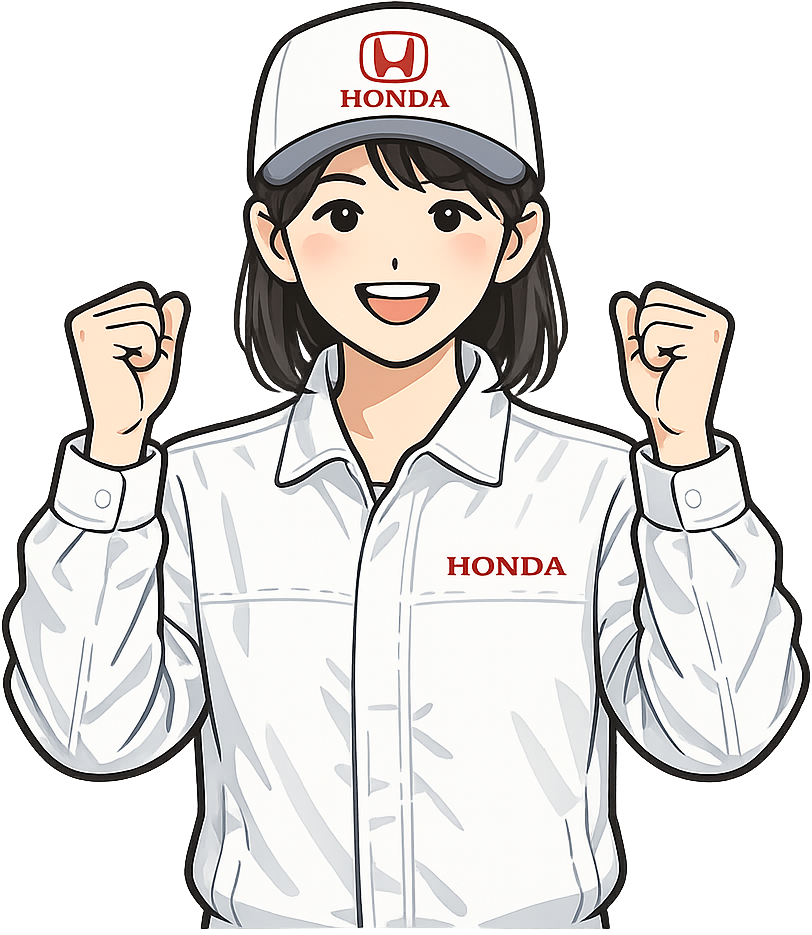 採用された女性