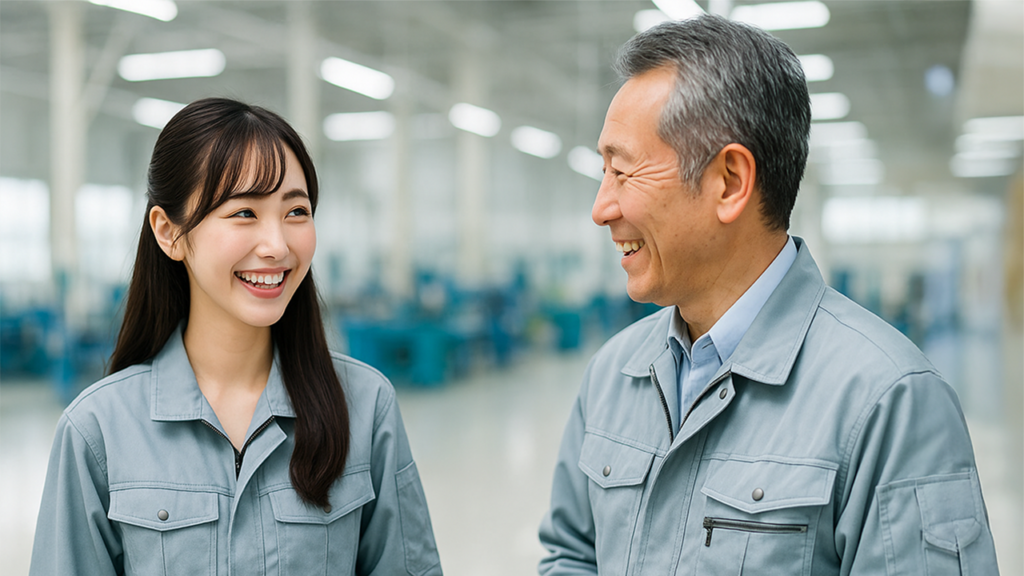 50代の期間工と女性