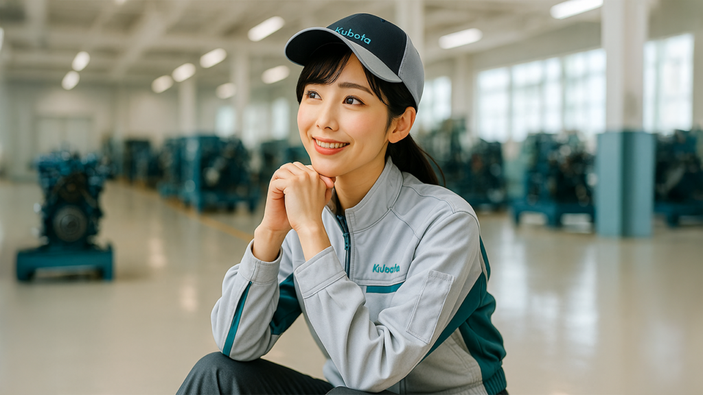 クボタ期間工の女性