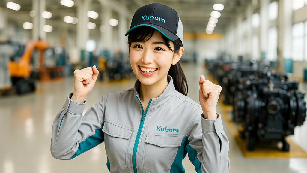 クボタ期間工の女性